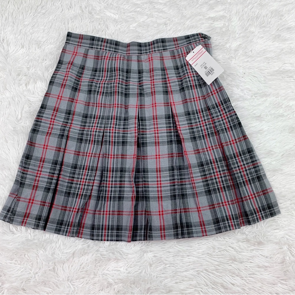 Flynn O'hara youth girls pleated‎ plaid uniform skirt